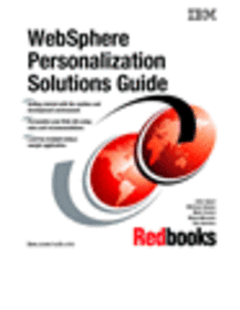 WebSphere Personalization Solutions Guide