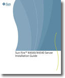 Sun Fire X4500/X4540 Server Installation Guide