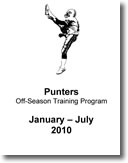 Punter's Off-Season Training Program January - July 2010