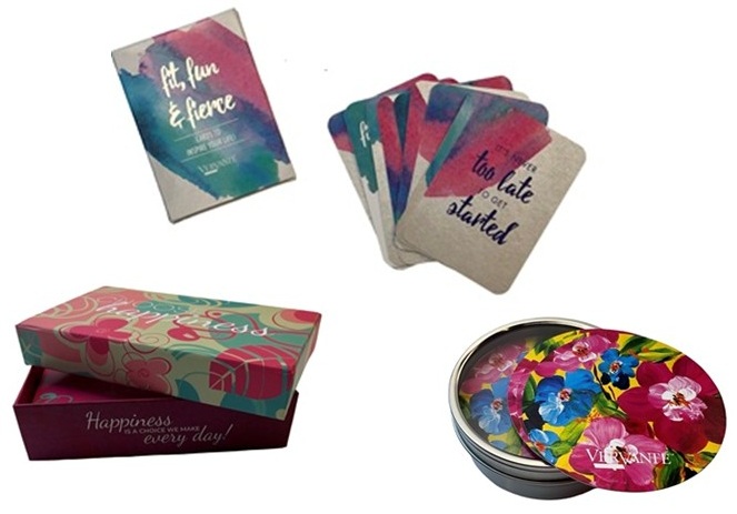 Custom printed card deck with tuck box packaging by Vervante