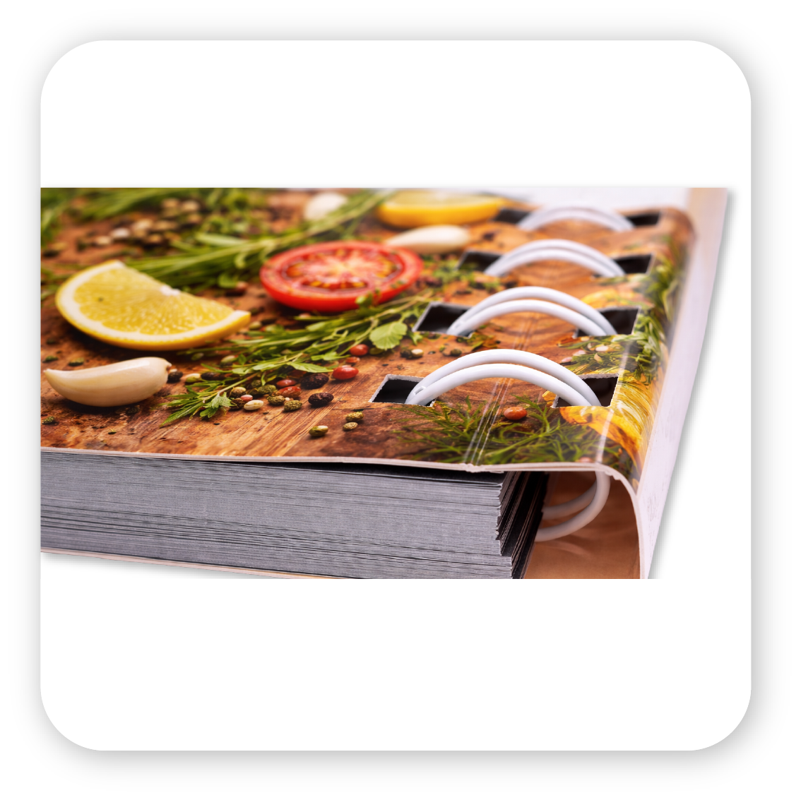 Wrap around cookbook