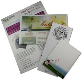 Newsletters, Notepads <br>& Certificates