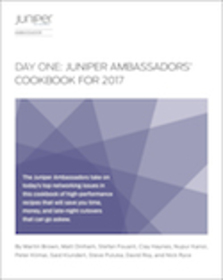 Day One: Juniper Ambassadors' Cookbook 2017