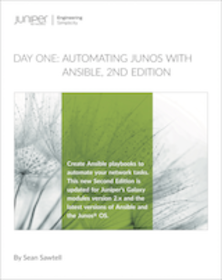 Day One: Automating Junos&reg; with Ansible, 2nd Edition