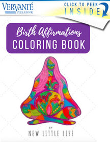 Birth Affirmation Coloring Book - Pregnancy Coloring Book 