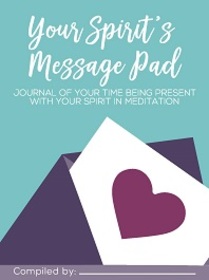 Your Spirit's Message Pad: Meditation for Integrated Healing Journal (BLACK AND WHITE)
