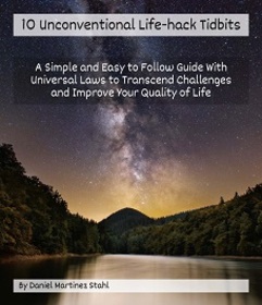 10 Unconventional Life-hack Tidbits, Inspirational Cards with Desk Stand, Self Empowering Quotes for a Better Life