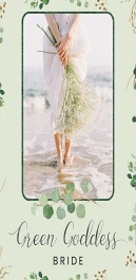 Green Goddess Bride Cards