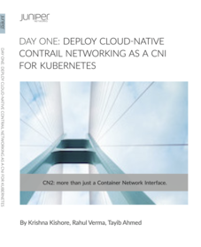 Day One: Deploy Cloud-Native Contrail Networking as a CNI For Kubernetes