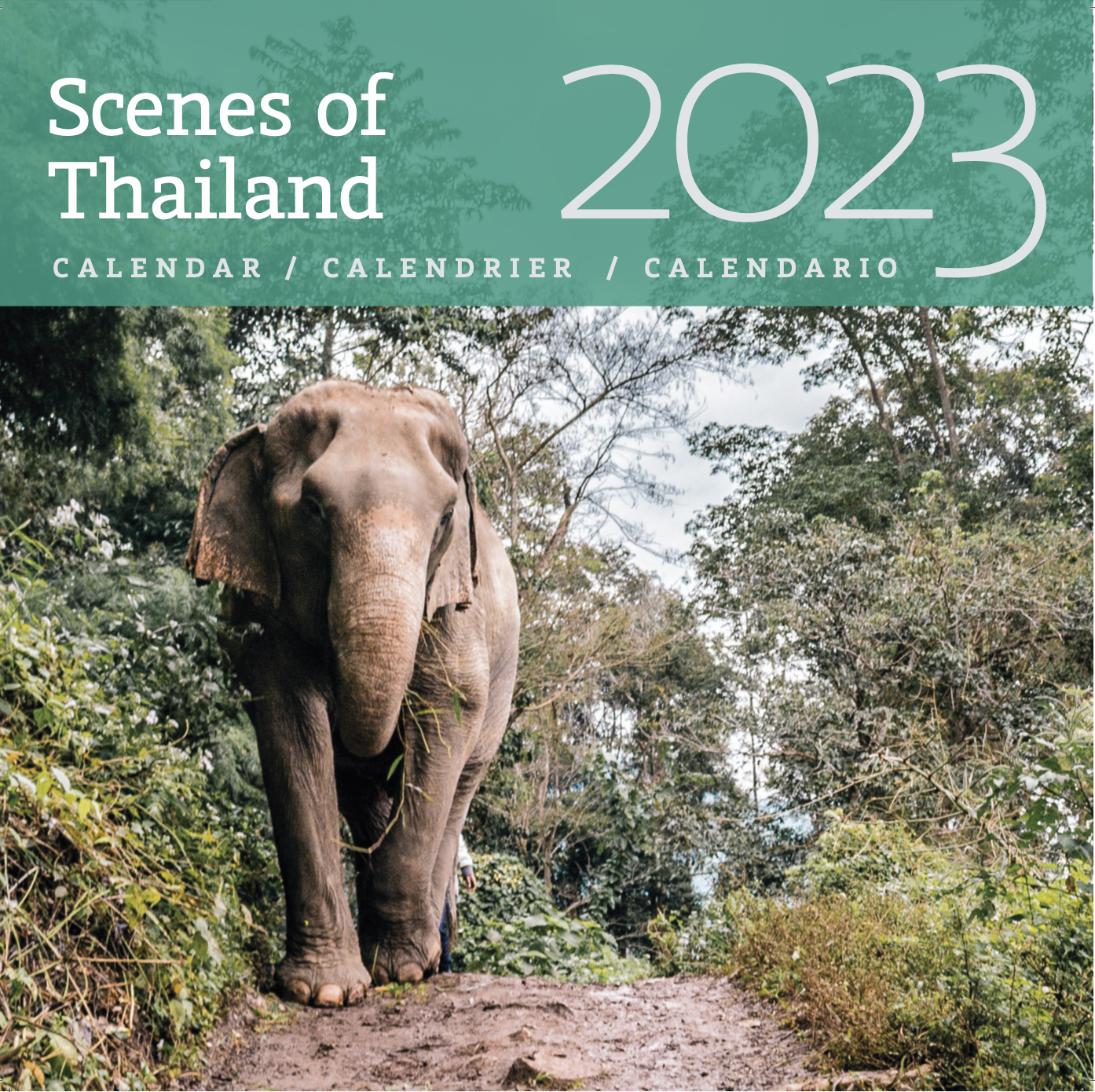 Scenes of Thailand 2023 Wall Calendar