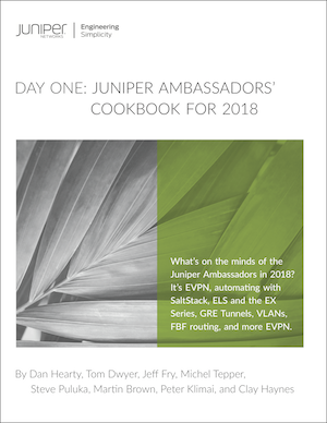 Day One: Juniper Ambassadors' Cookbook for 2018