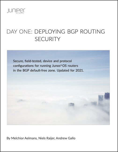 Day One: Deploying BGP Routing Security