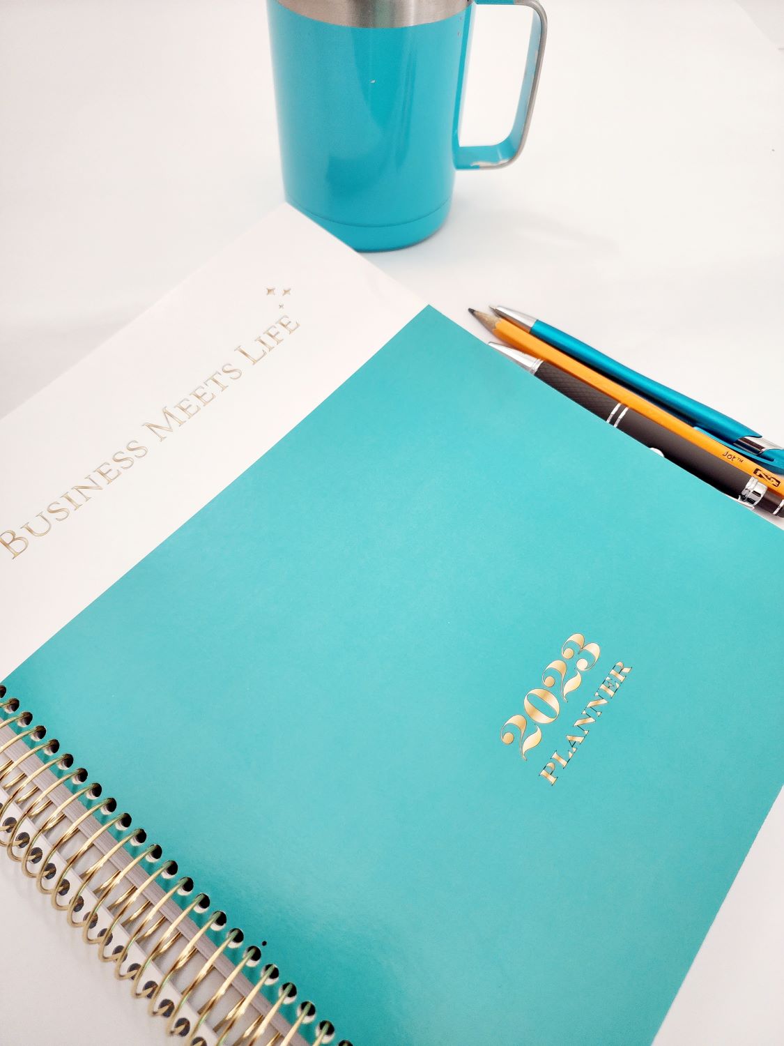 Business Meets Life 2023 Planner (Teal)