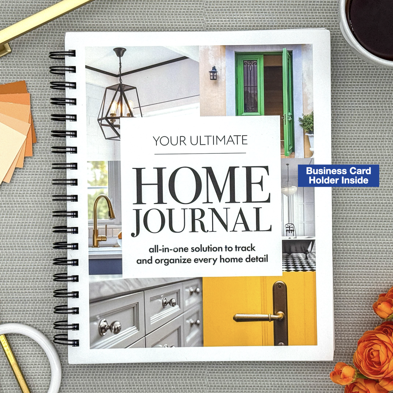 Your Ultimate Home Journal: All-in-One Solution to Track and Organize Every Home Detail (INCLUDES Business Card Holder)