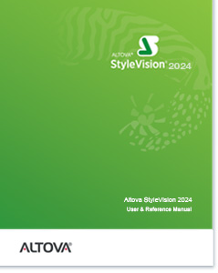 Altova® StyleVision® 2023 User & Reference Manual